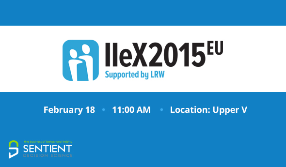 Sentient Nonconsious Workshop IIeX 2015 EU