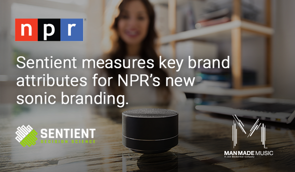 Sentient measures key brand attributes for NPR's new sonic branding.